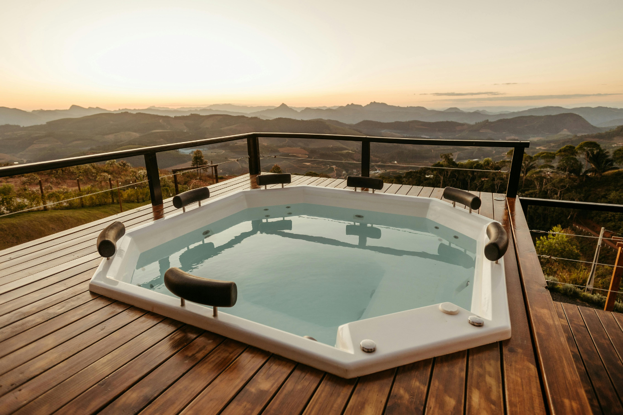 Jacuzzi en el exterior en México